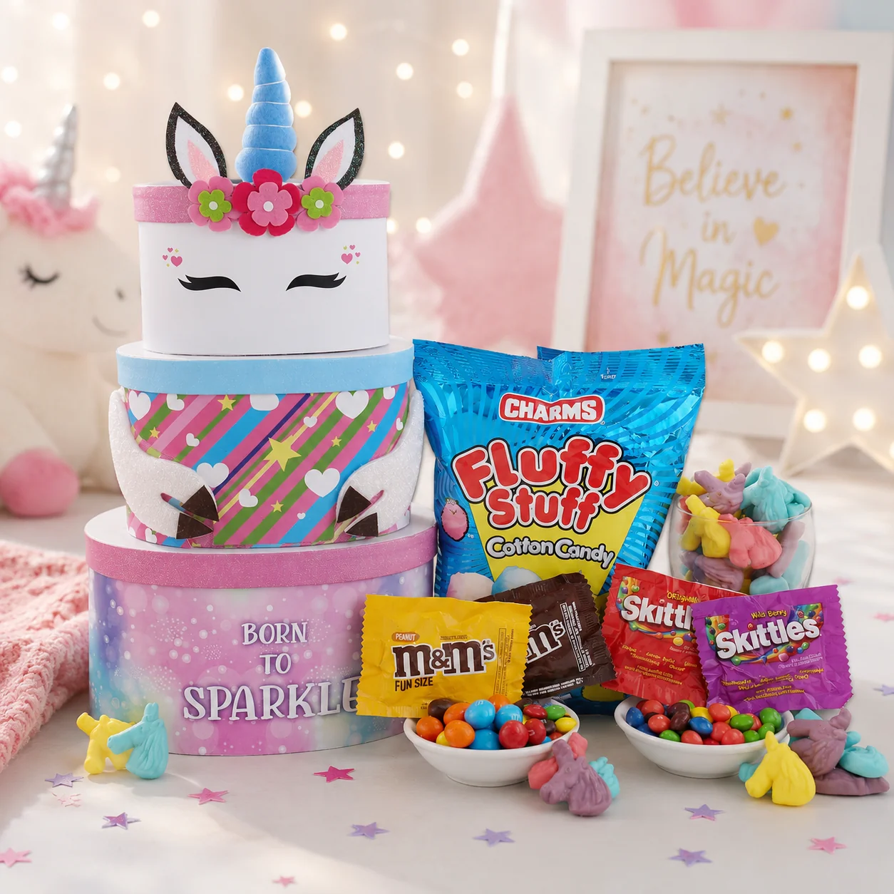 Reliable Born to Sparkle Unicorn Gift Tower Exceptional