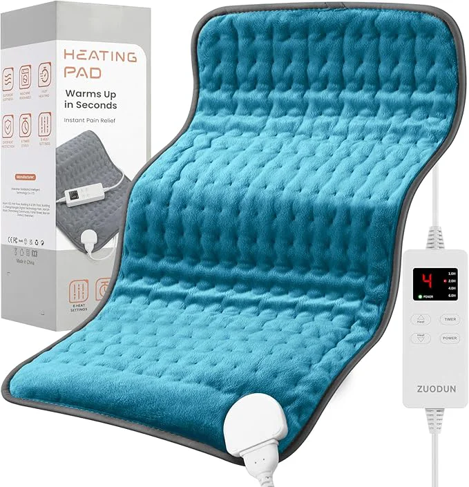 Next-Generation Electric Heating Pad for Back and Shoulder Pain Relief Soft Heat Blanket Sustainable