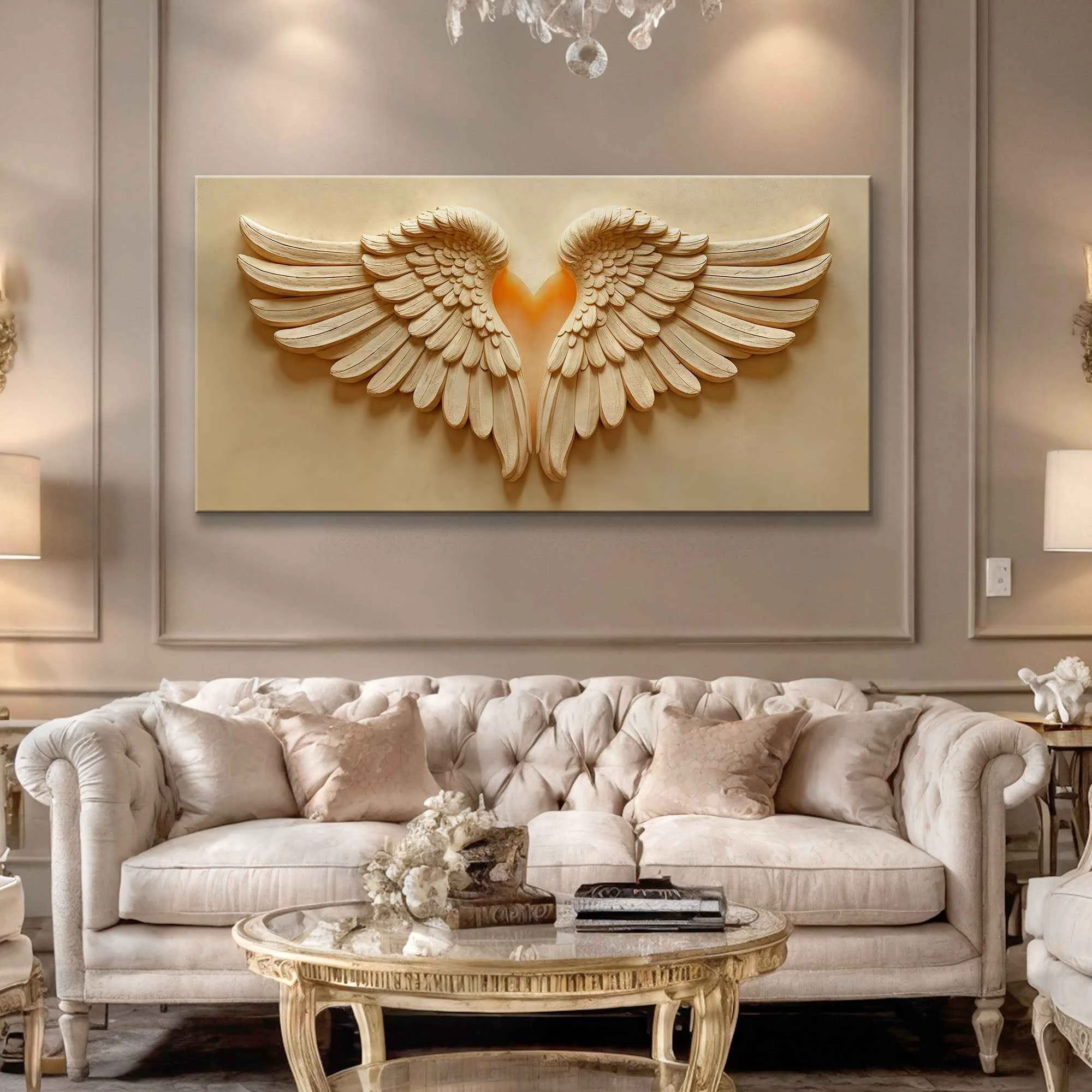 Reliable Wings Of Devotion Wall Art World-Class