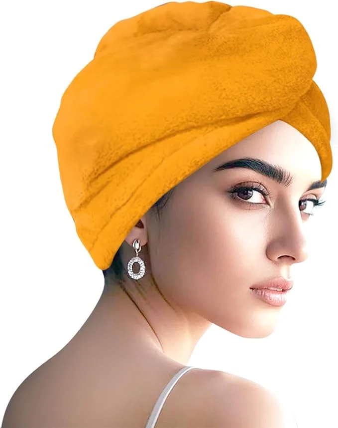 Genuine Microfiber Hair Drying Towel Wrap World-Class