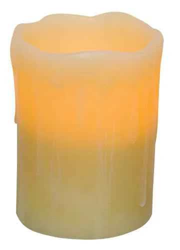 Superior 4 quot Ivory Drip Pillar Refined