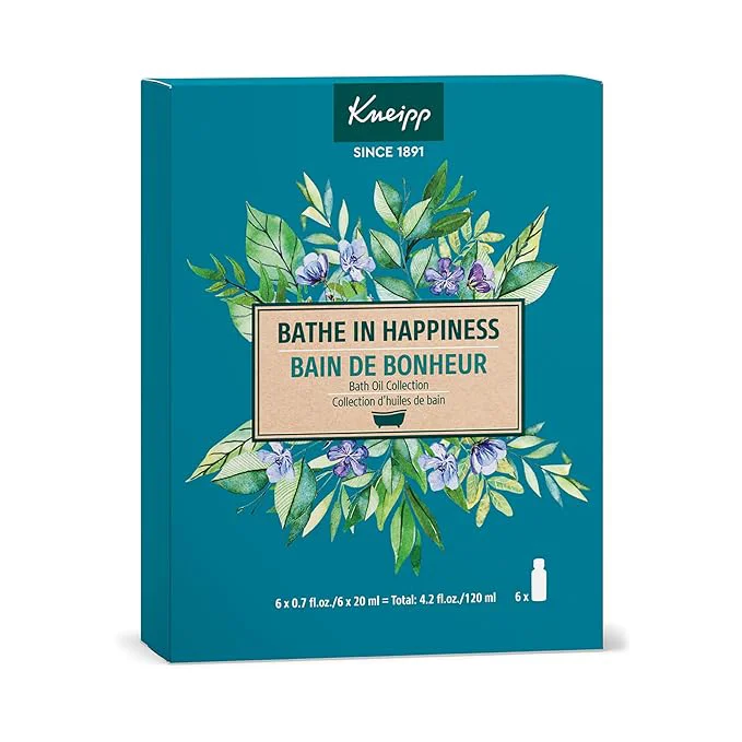 Carefully Designed Kneipp Bathe in Happiness 6-Piece Bath Oil Set Innovative