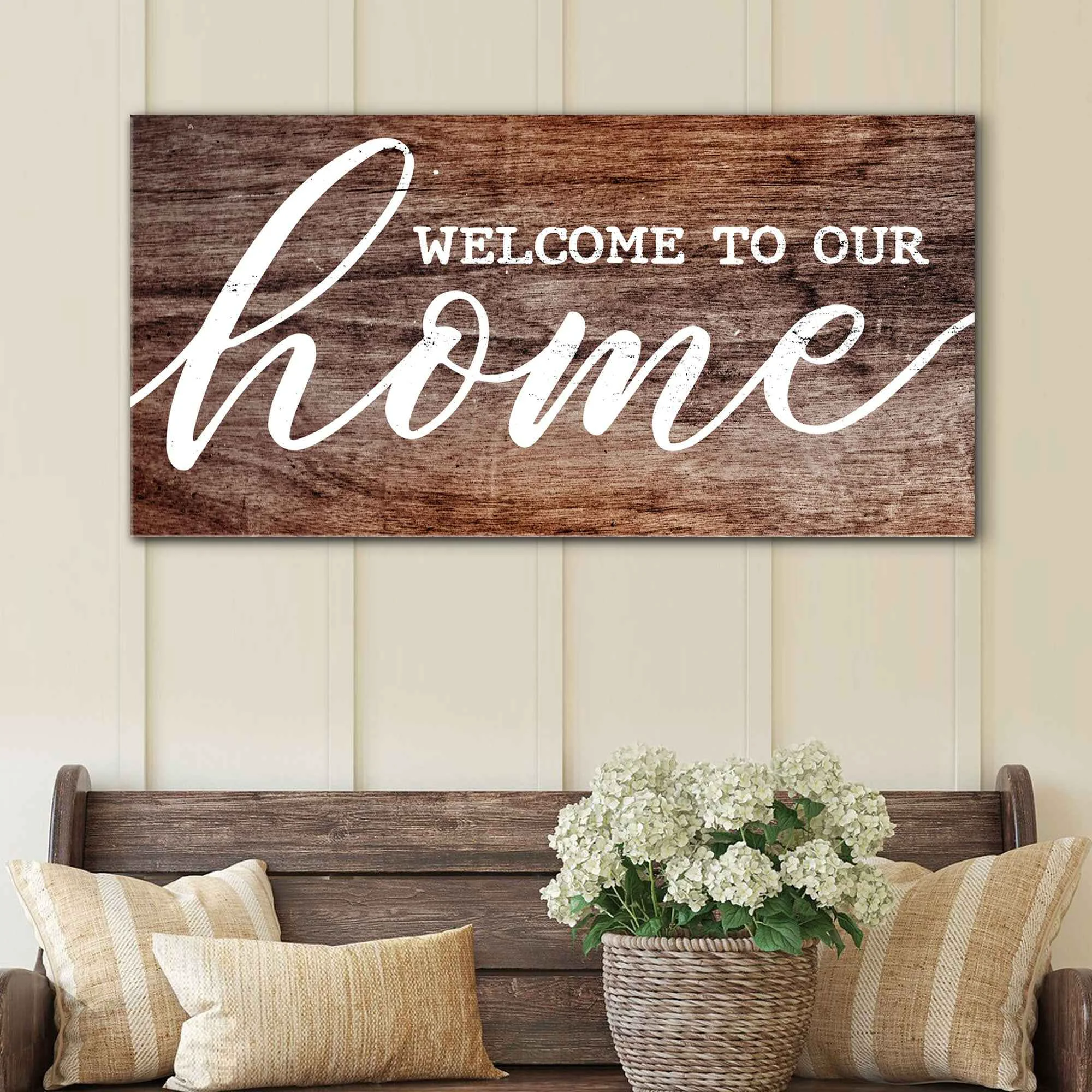 Fast Welcome To Our Home Sign V Professional
