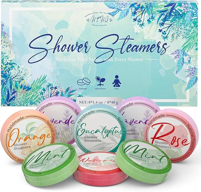 Solid Shower Steamers Aromatherapy 8 Pack Carefully Designed
