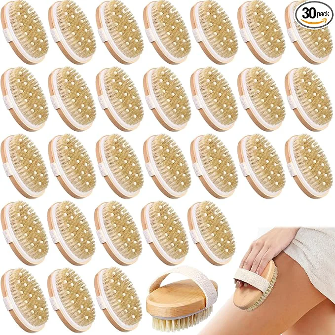 Responsible Gejoy 30 Pcs Dry Brushing Body Brush Prestigious