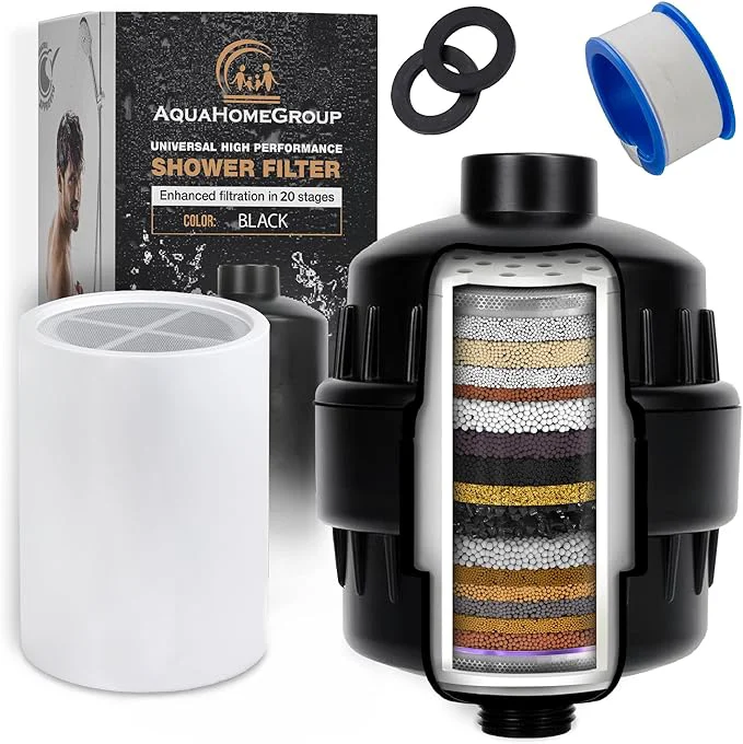 Smooth AquaHomeGroup 20 Stage Shower Filter Eco-Friendly