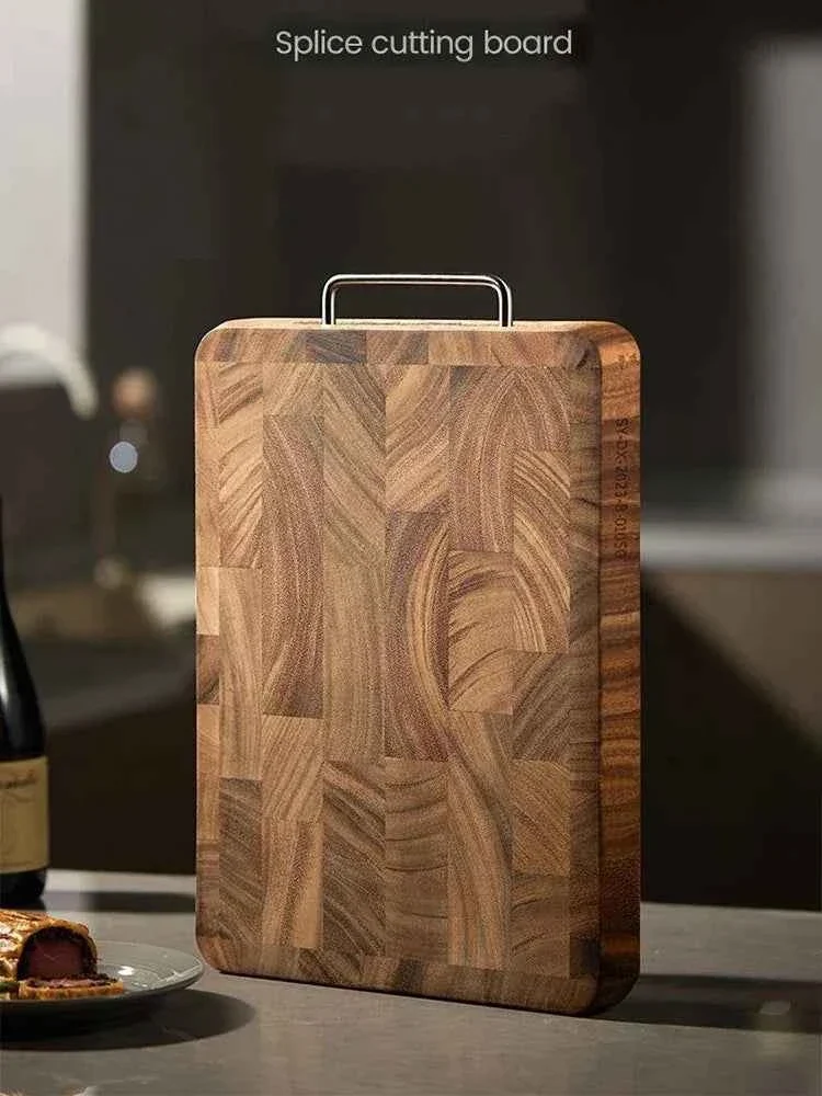 Practical Chopping Board – Heavy Duty Wooden Black Walnut Double-Sided Specialty
