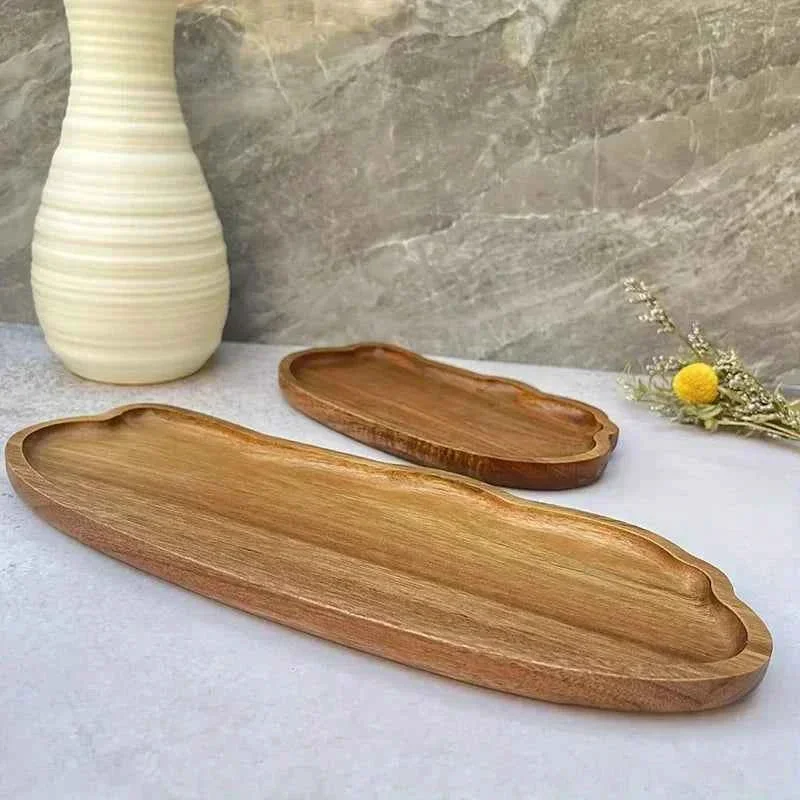 Trendy Tray – Wooden Decorative Round Flexible
