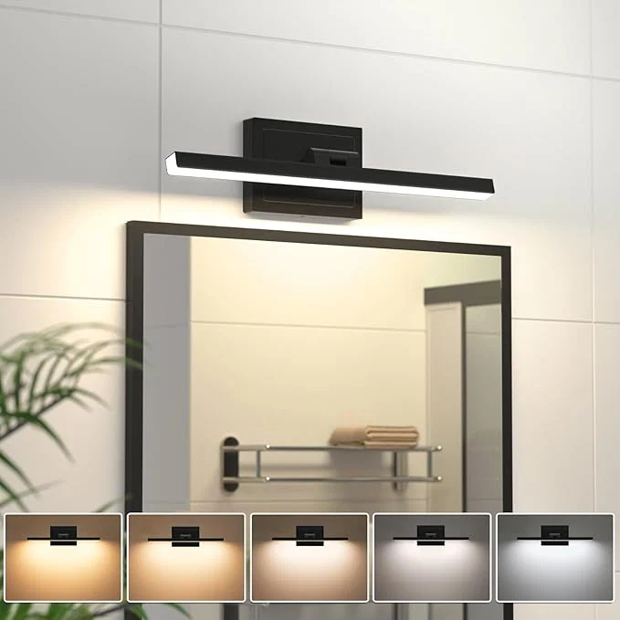 Quality VOLISUN Modern Bathroom Vanity Light 15.7 inch 12W Dimmable 5CCT Led Bathroom Minimalist