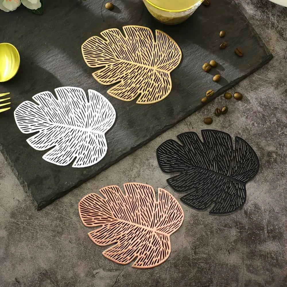 Smart Coasters – Banana Leaf Ceramic Set High-Quality