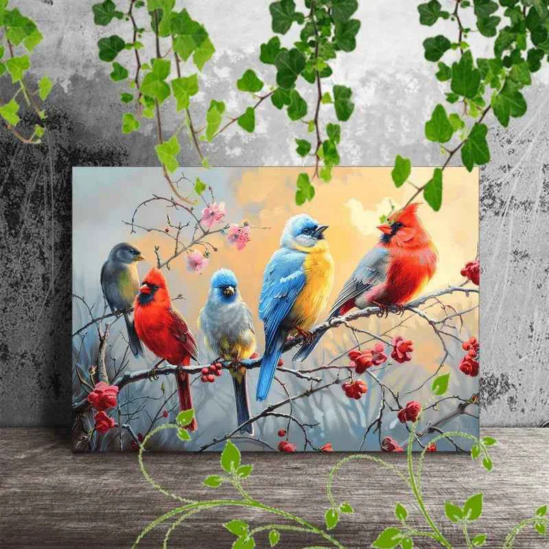 Outstanding Canvas Painting – Colorful Wooden Professional