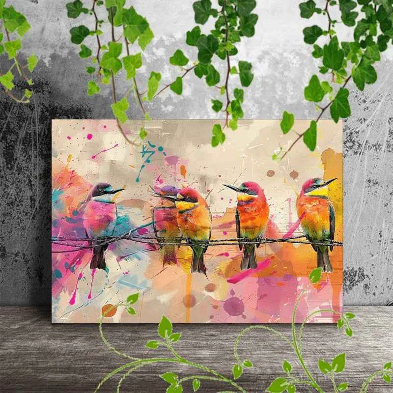 Natural Canvas Painting – Abstract Wooden Smooth