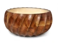 Luxury House of Avana Pink Mango Wood Gravy Bowl Outstanding