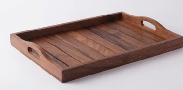 Prestigious House of Avana Rectangular Mango Wood Serving Tray Large Soft