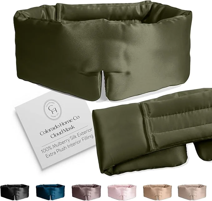 Prestigious SUNDAYSILKS™ Adjustable Silk Sleep Mask Stylish