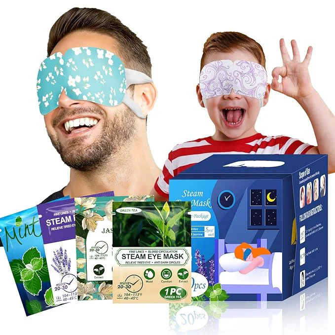 Effective ProCIV 20-Pack Steam Eye Masks for Dry Eyes Warm Eye Mask Relief Fatigue Powerful