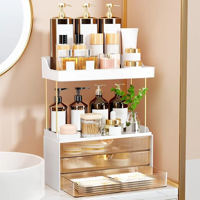 Fine Crafted StorBin 3 Large Drawers Makeup Organizer Reliable