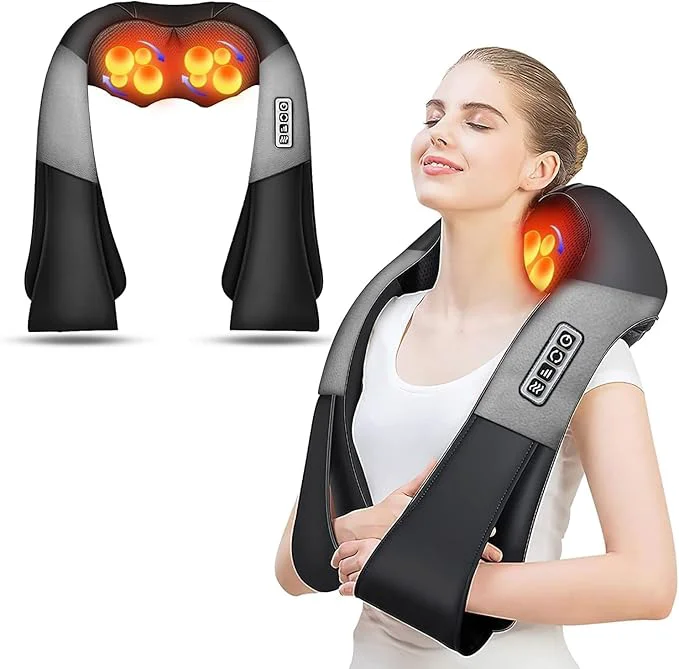 Professional AERLANG Shiatsu Back and Neck Massager Back Massager Deep Tissue Kneading Neck Sophisticated