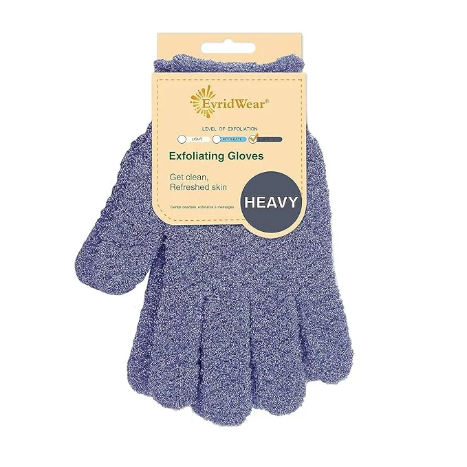 Excellent Evridwear Exfoliating Dual Texture Bath Gloves Classic