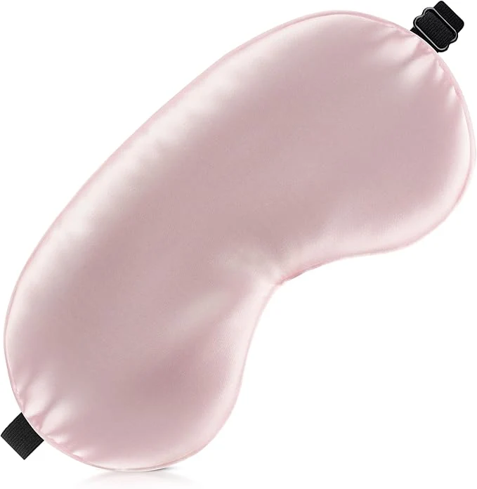 Comfortable Sleep Mask Silk Eye Mask for Men Sleeping Mask Adjustable Elastic Strap for Casual