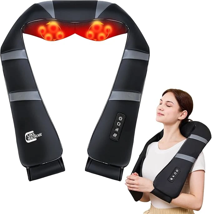 Sustainable Neck Massager with Heat Breathable