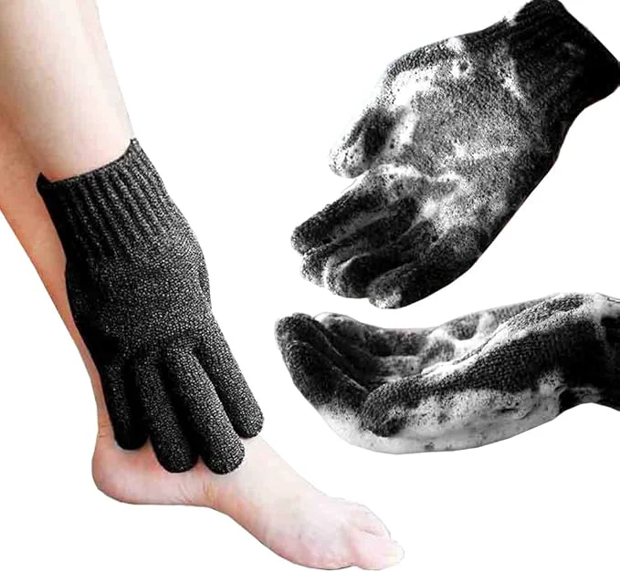 Dependable MIG4U Shower Exfoliating Scrub Gloves Bathing Gloves Body Wash Dead Skin Authentic