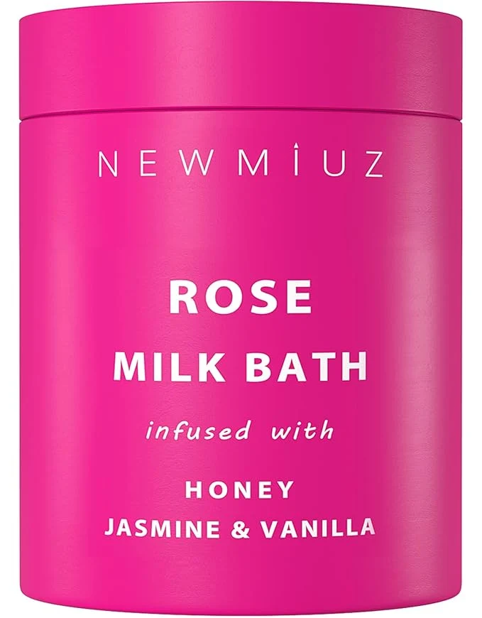 Sustainable Calming Rose Coconut Milk Bath Soak Moisturize Soften Skin Honey Jasmine Relaxed