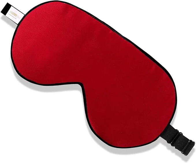 Healthy ZIMASILK Natural Silk Sleep Mask Blindfold Adjustable Super-Smooth Soft Reusable