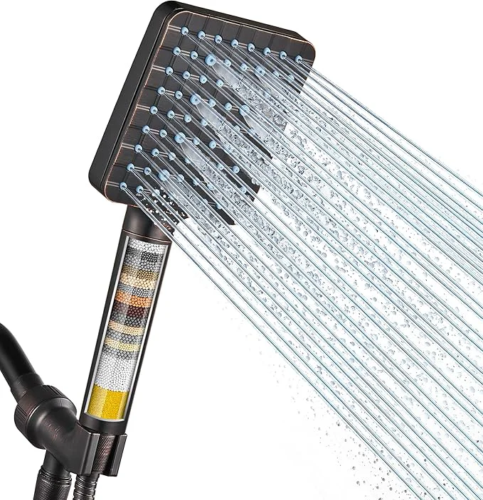 User-Friendly Cobbe Filtered Shower Head Recyclable