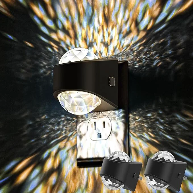 Original Design Night Light Plug into Wall Color Changing Night Light 3CCT Diamond Design User-Friendly