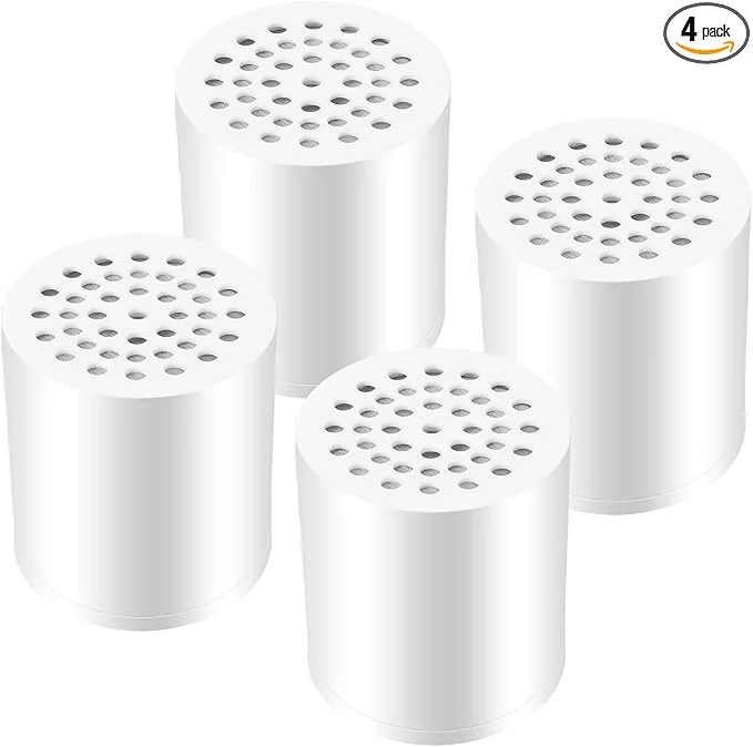 Contemporary Laicky 4 Pack 20 Stage Shower Filter Universal Cartridge Hard Water Carefully Designed