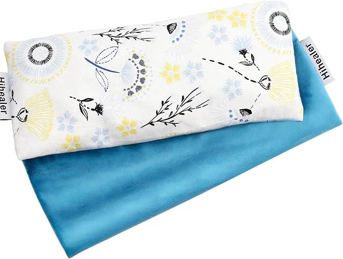Trendy Lavender Eye Pillow for Relaxation Sleep – Weighted Eye Mask for Headache Unique