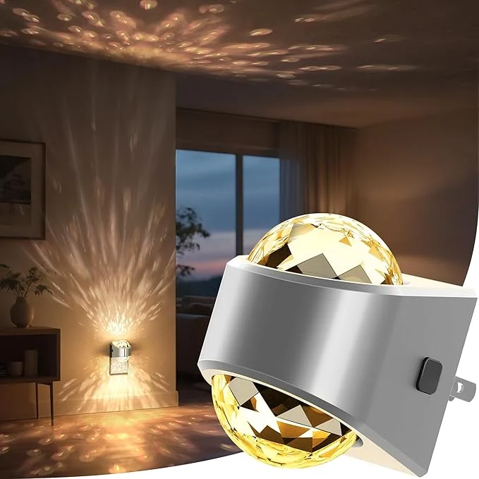 Clean Briignite Night Light Sliver Night Lights Plug into Wall LED Projector Night Sophisticated
