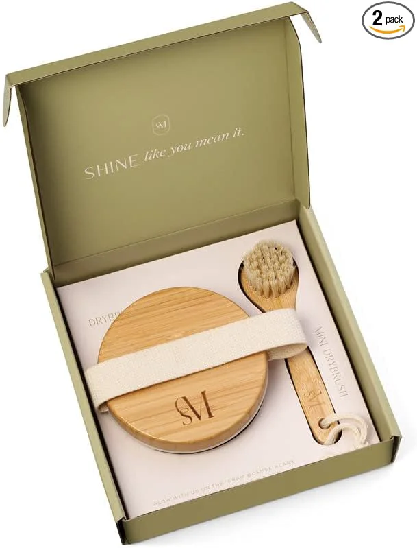 Trusted CSM Dry Brushing Body and Face Brushes Fine