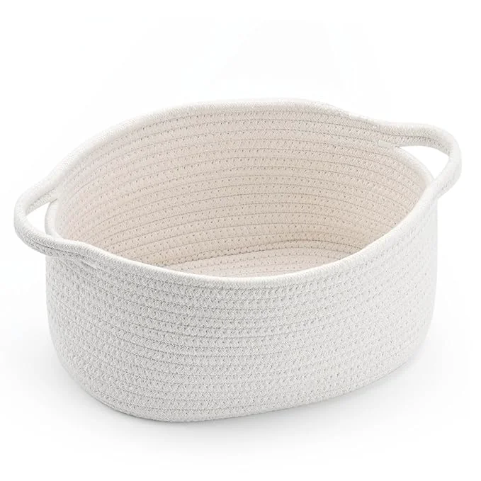 Trusted Happyiren Cute Woven Cotton Rope Basket Easy-to-Use