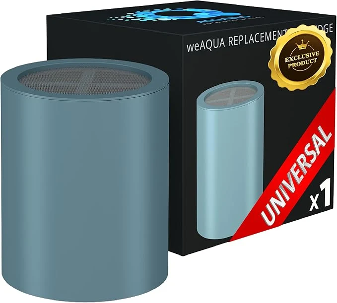 Prestigious weAQUA Heavy Duty NO BS Shower Filter Cartridge 1 Pack – 99 Eco-Friendly