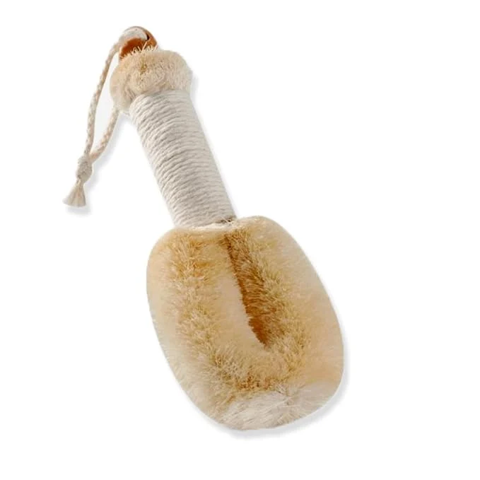 Flexible Touch Me All Natural Spa Sisal Dry Skin Brush – Premium Quality 9 Exfoliating Crafted