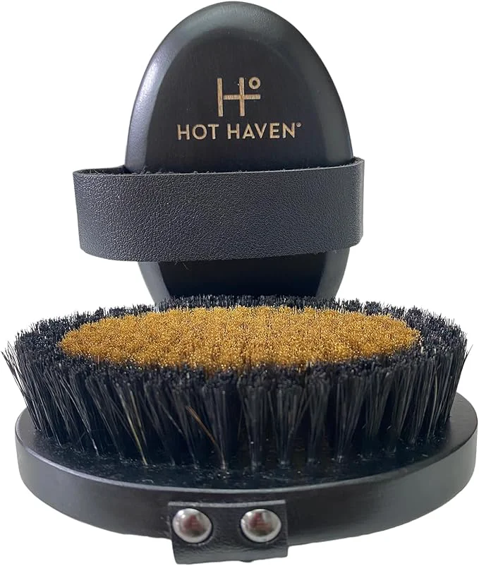 Trendy HOT HAVEN Ionic Copper Dry Brushing Body Brush Safe