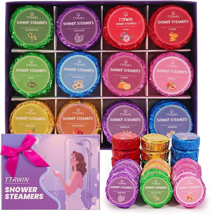 Genuine Shower Steamers Aromatherapy 24 Pack Shower Bombs Official