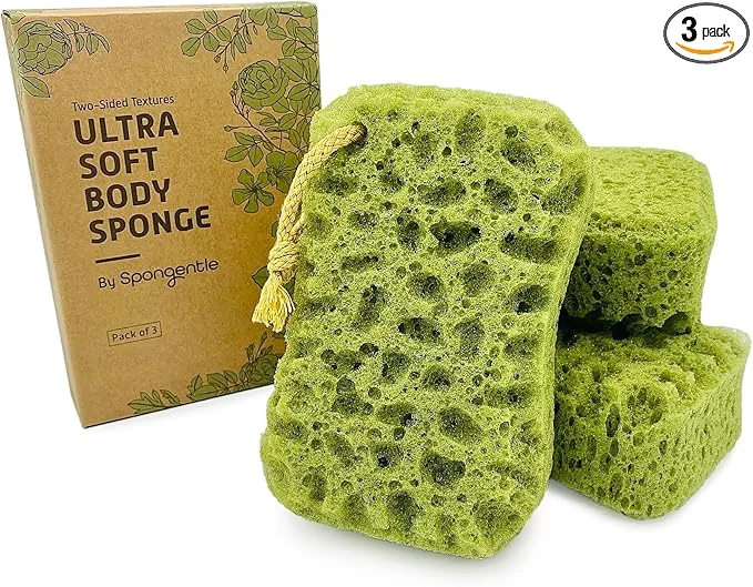 Soft Spongentle Loofah Sponge for Shower and Bathing Bath Sponge Contemporary