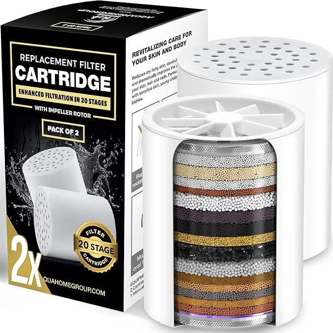 Smart AquaHomeGroup 20-Stage Premium Shower Filter Cartridge Reliable