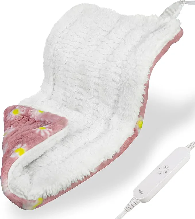 Premium GOQO TOMO Heating Pad 12 x 24 Inch Machine Washable 8 Timer Settings Efficient