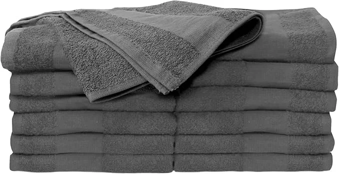 Functional ForPro Premium Bleach Tough Salon Towels Cool Grey Cotton Bleach-Proof Authentic