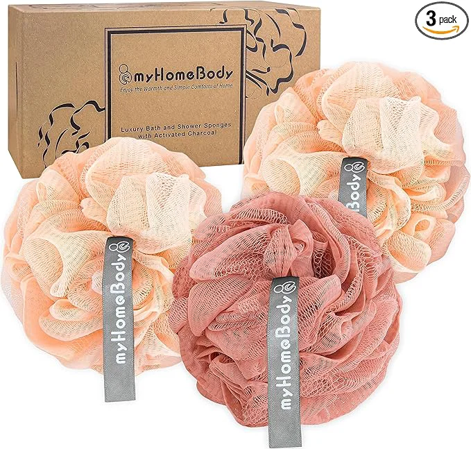 World-Class myHomeBody 60g Loofah Sponge Body Scrubber Bath Sponge Loofah Classic