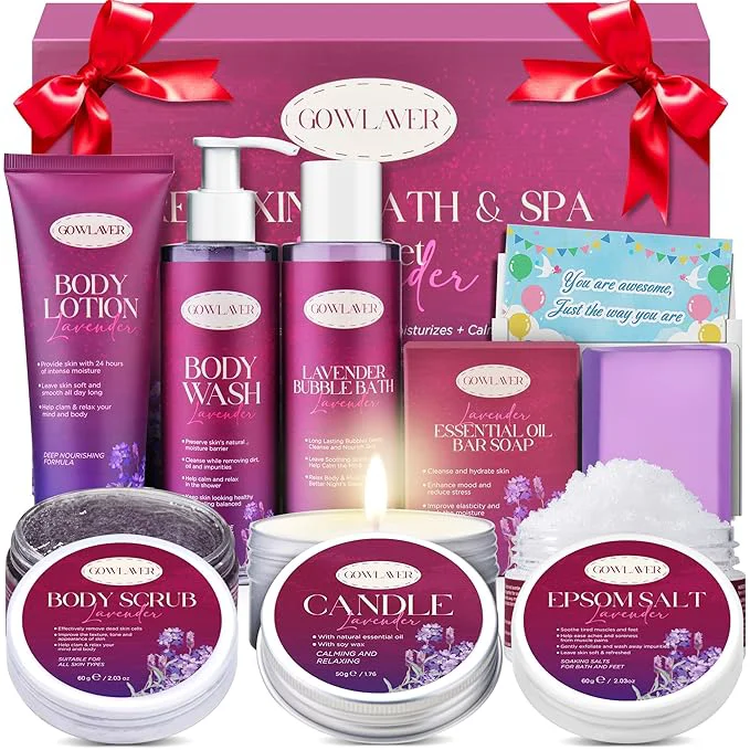 Quality Gifts for Women Relax Stress Relief Birthday Gifts for Women Spa Basket Self Premium