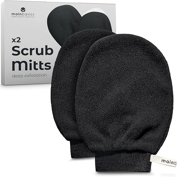 Trusted MainBasics Exfoliating Gloves for Shower Innovative