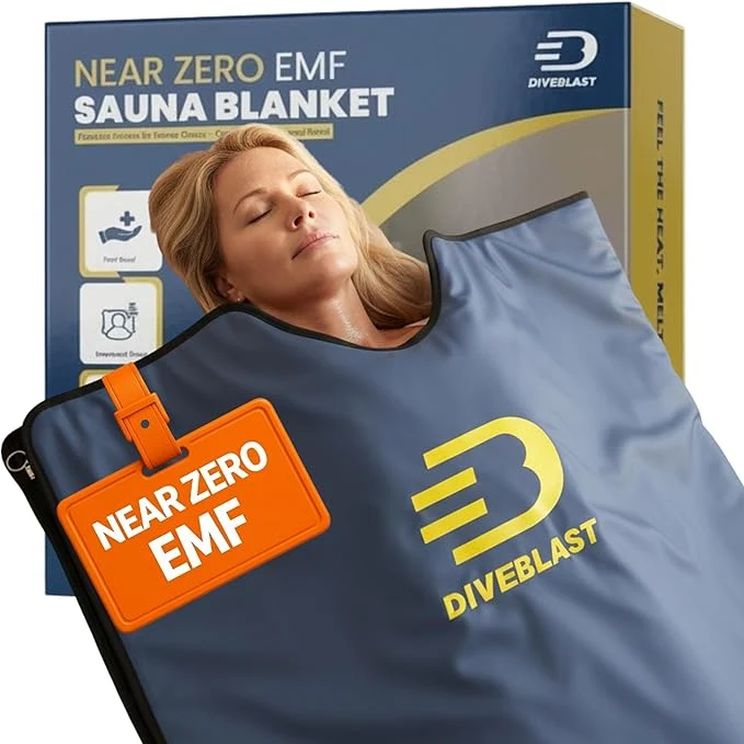 High-Grade DIVEBLAST Near Zero EMF Far Infrared Sauna Blanket Elite