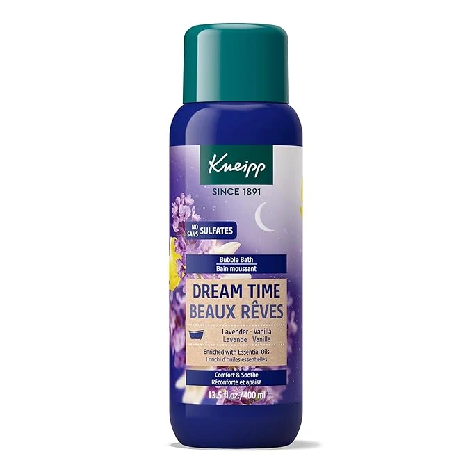 Premium Material Kneipp Dream Time Lavender Vanilla Aromatherapy Bubble Bath Organic