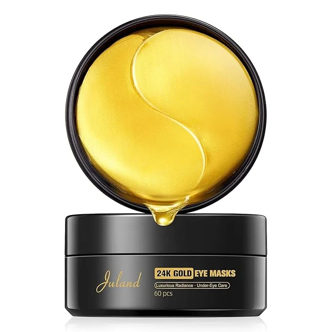 Stylish Under Eye Patches 60PCS 24K Gold Collagen Eye Mask Proven