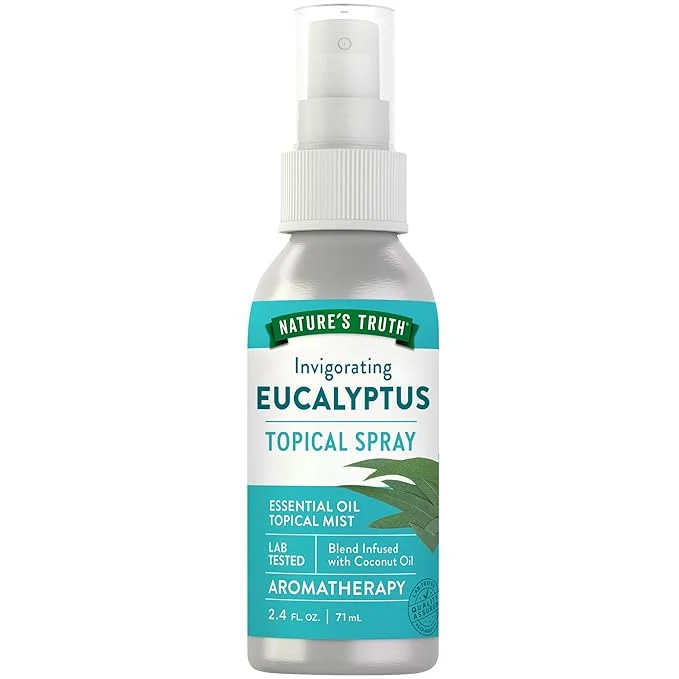 Contemporary Nature’s Truth Eucalyptus Mist Spray 2.4 fl oz Pure Essential Oil Long-Lasting
